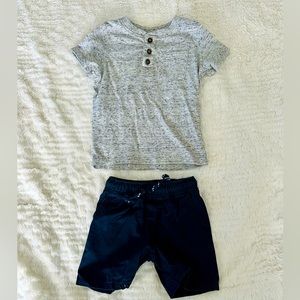 Toddler tee & shorts